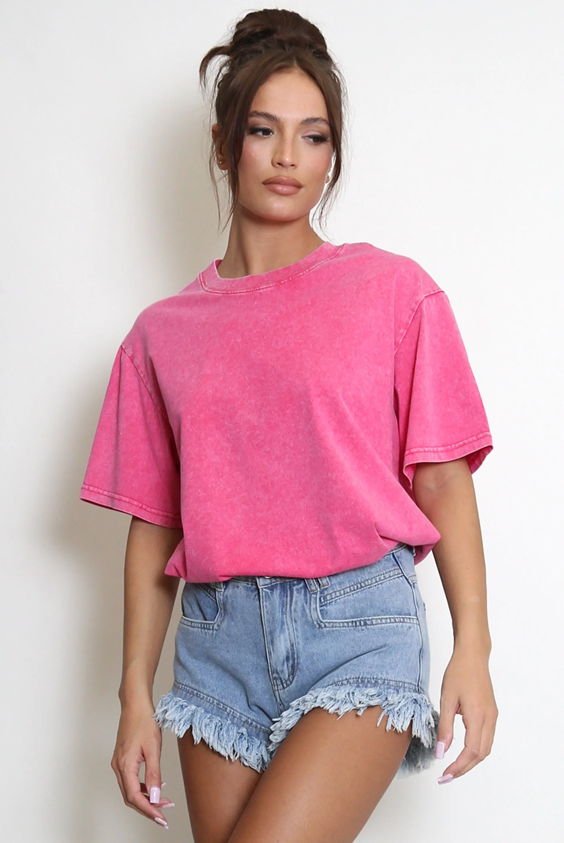Acid Wash Baggy T-Shirts - Gemma sold by Storm Desire