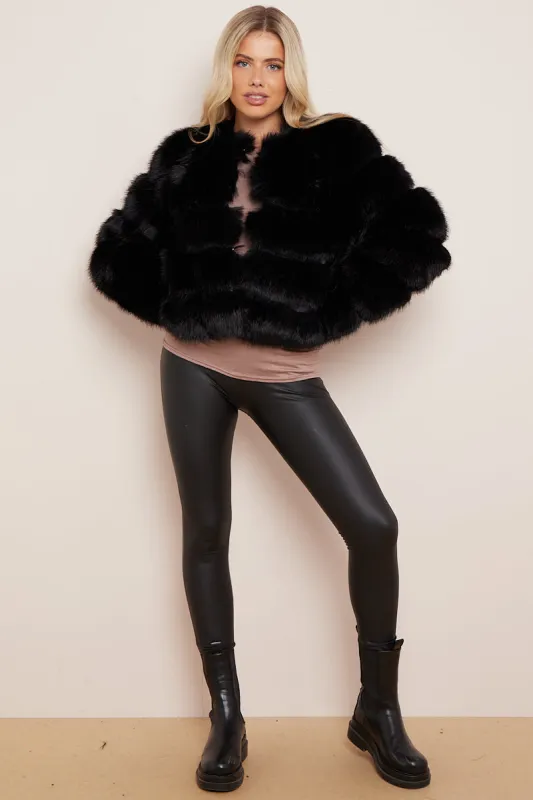 Super Soft Faux Fur Jacket - Salma sold by Storm Desire