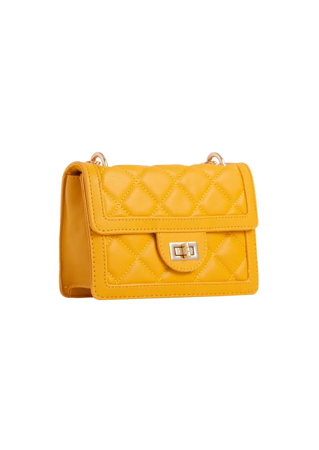 Quilted Mini Crossbody Bag - Clementine sold by Storm Desire
