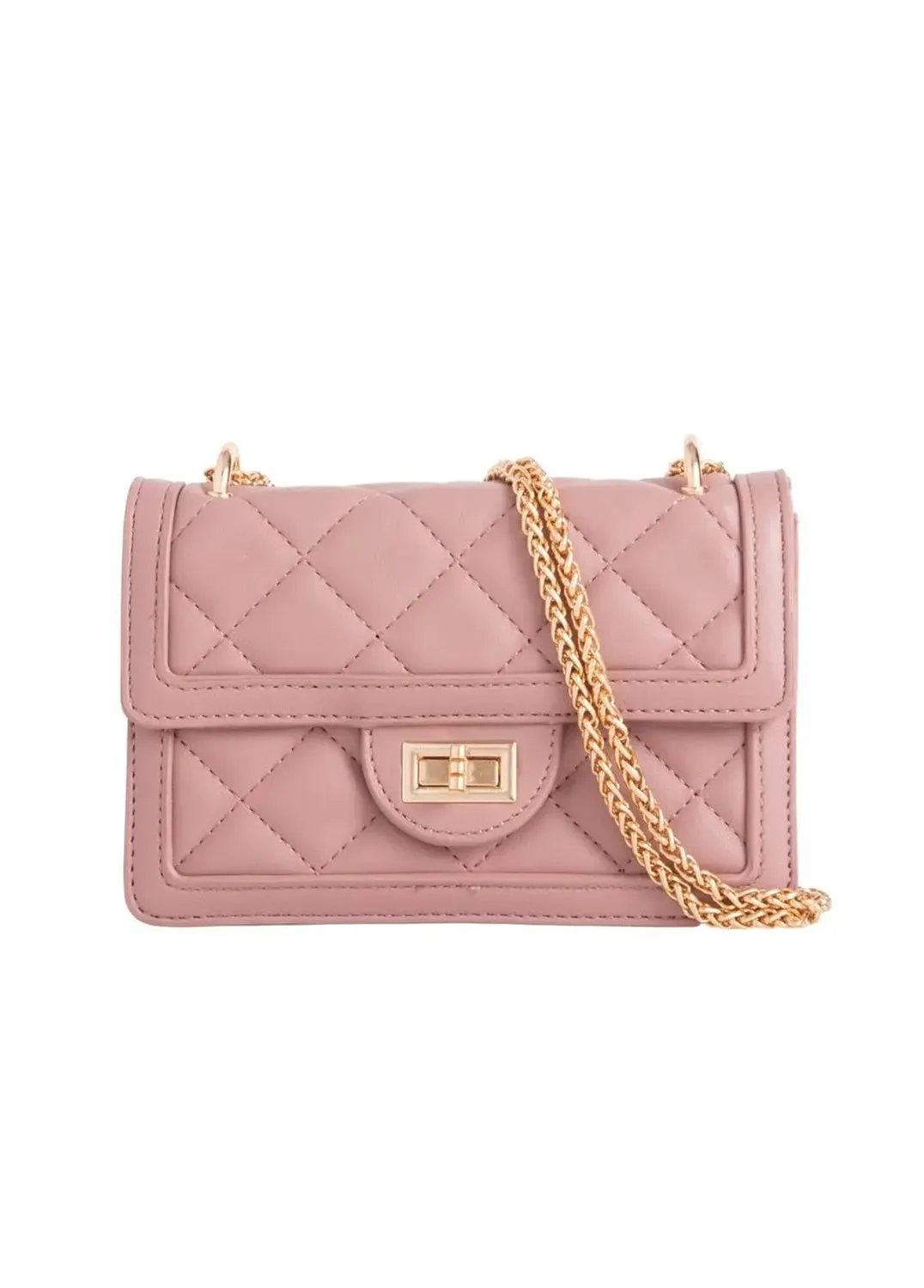 Quilted Mini Crossbody Bag - Clementine sold by Storm Desire product image thumbnail 5