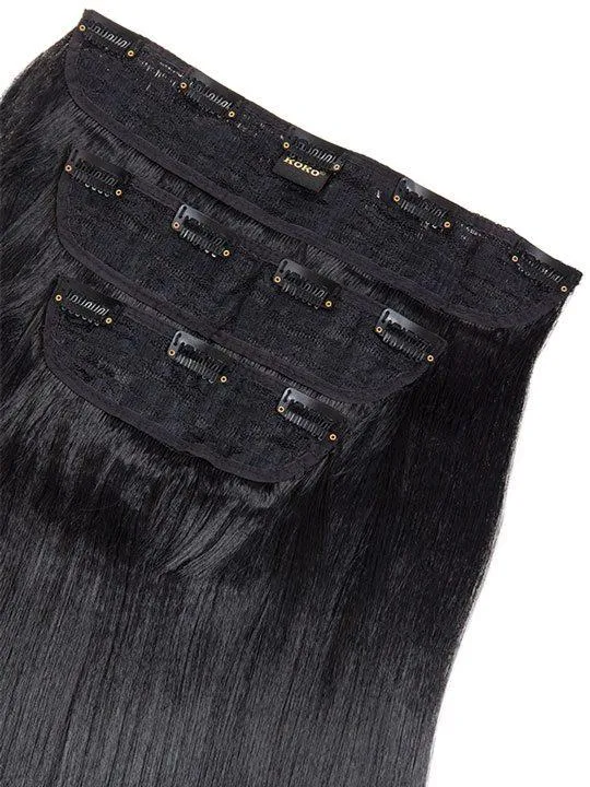 Envy 3 Weft Straight 22″-24″ Hair Extensions in Jet Black sold by Storm Desire product image thumbnail 2