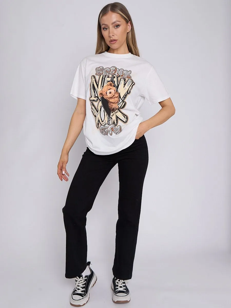 Bronx City Graphic T-Shirt - Harper sold by Storm Desire product image thumbnail 5