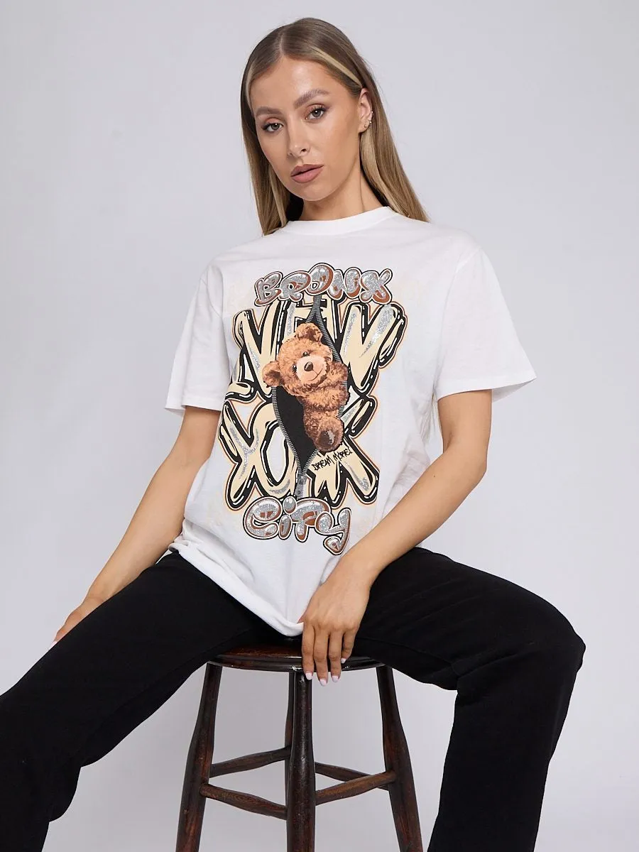 Bronx City Graphic T-Shirt - Harper sold by Storm Desire product image thumbnail 3