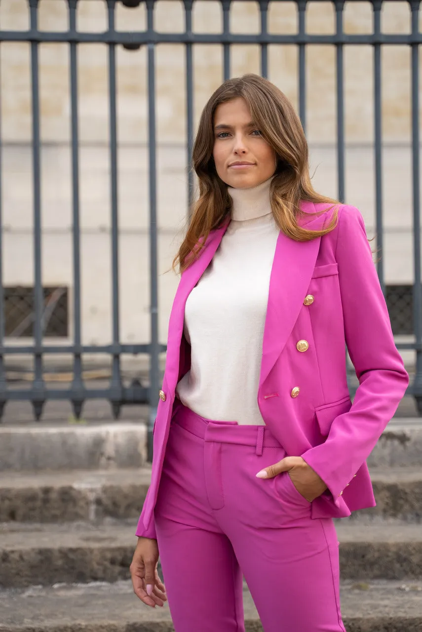 Attentif Golden Button Double Breast Blazer - Eden sold by Storm Desire