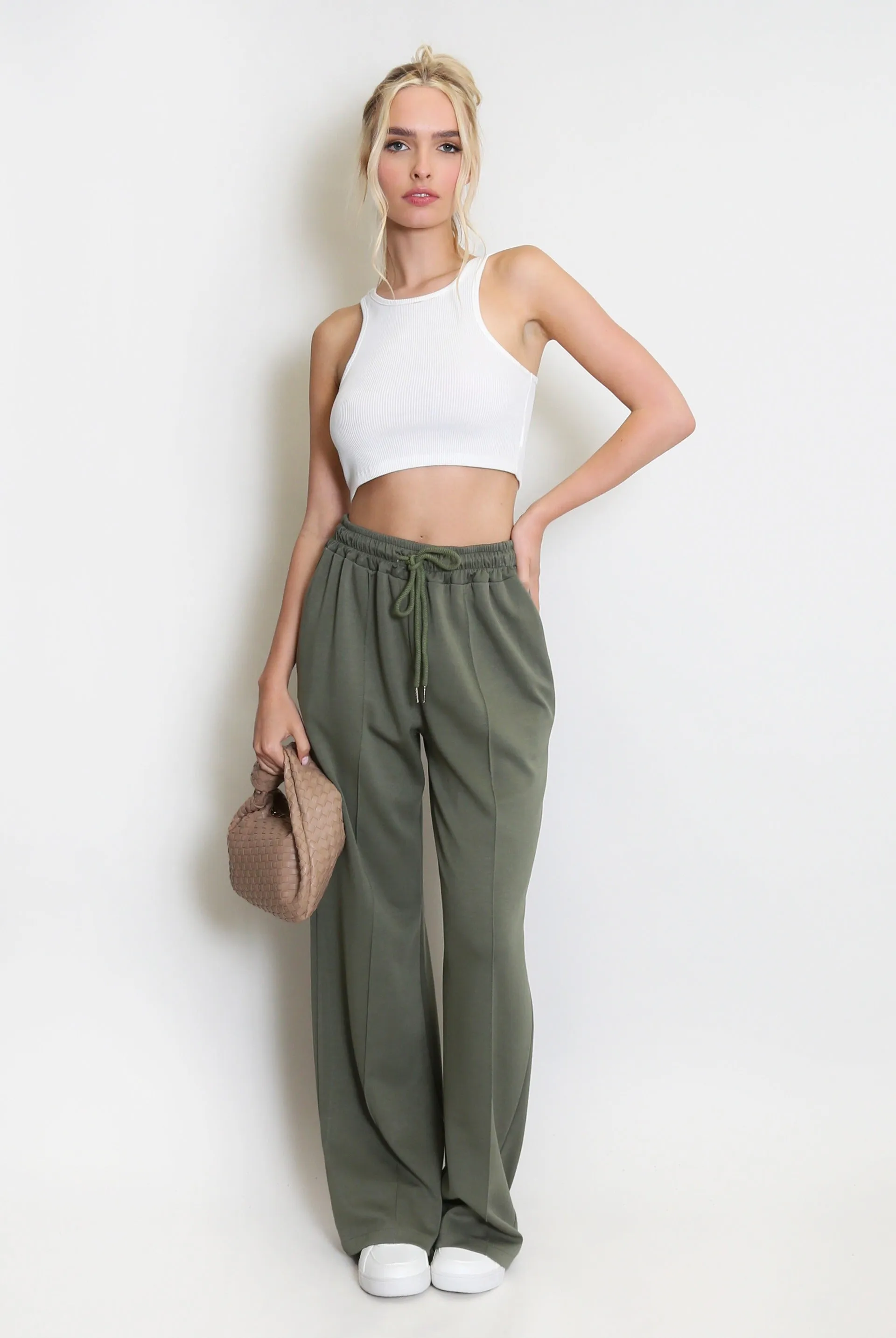 Elasticated Wide Leg Joggers - Faith sold by Storm Desire product image thumbnail 2