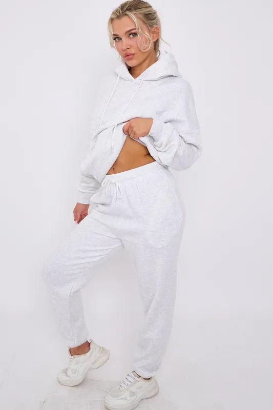 Bleach Grey Casual Oversize Joggers Loungewear - Gloria sold by Storm Desire