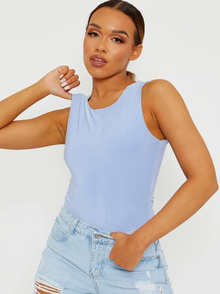 Slinky Racer Back Sleeveless Bodysuit - Gabriela sold by Storm Desire product image thumbnail 3