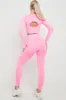Hot Pink Back Cut Out Two Tone Active Top & Pants Set - Angela sold by Storm Desire