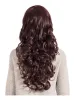 Olivia Curly Full Head Wig in Plum sold by Storm Desire