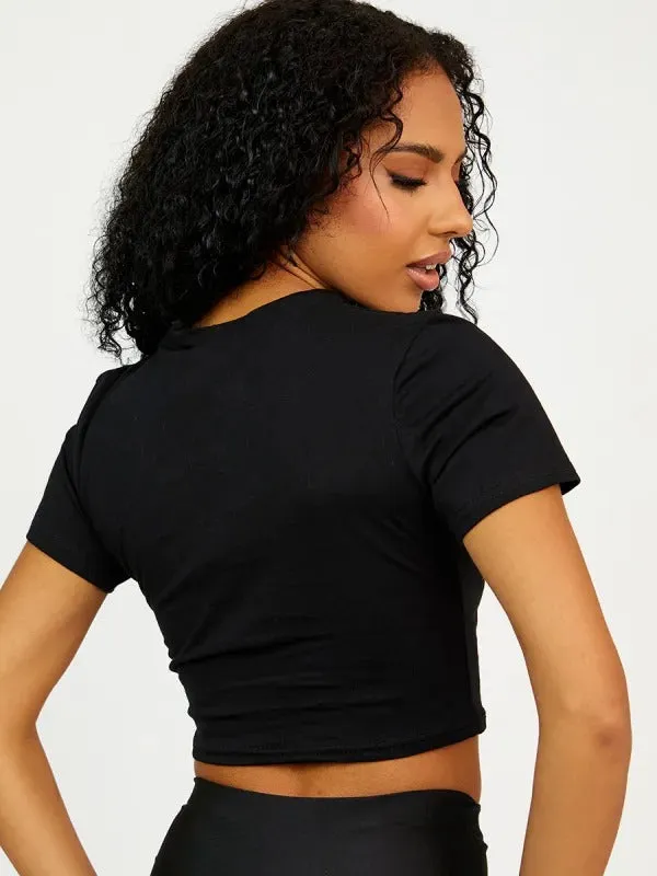 Nothing Graphic Printed Crop Top - Zoey sold by Storm Desire product image thumbnail 3