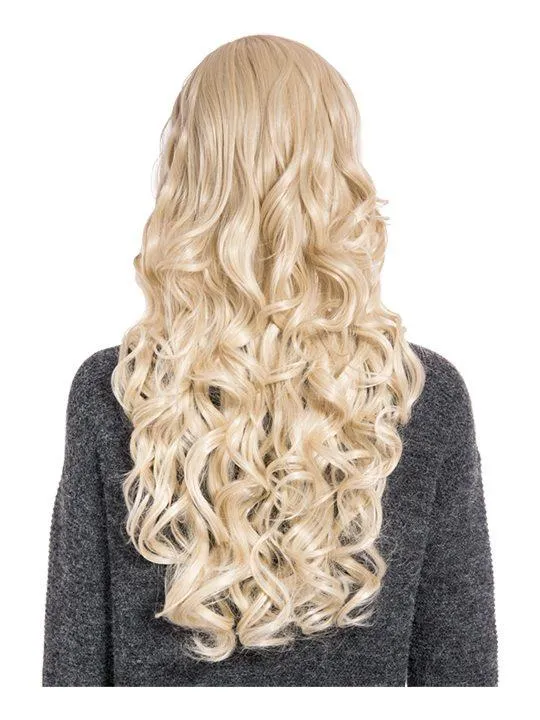 Olivia Curly Full Head Wig in Light Golden Blonde sold by Storm Desire