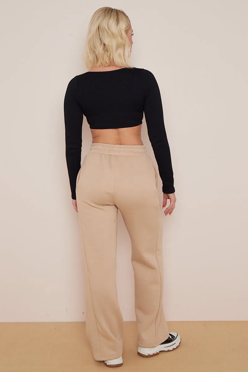 Wide Leg Fleece Trousers - Robin sold by Storm Desire product image thumbnail 2