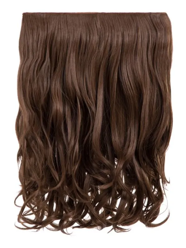 Rosie 1 Weft 16″ Curly Hair Extensions In Ash Brown sold by Storm Desire