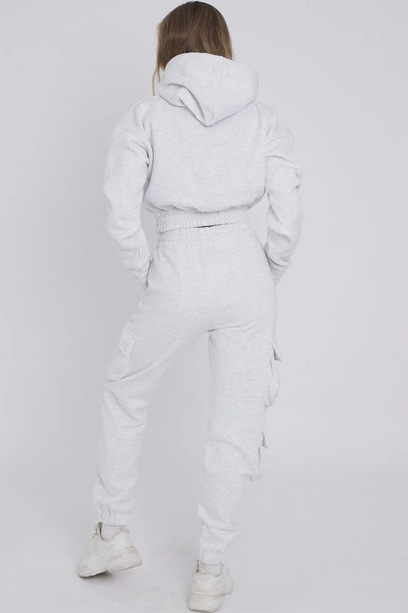 Cargo Pockets Fleece Tracksuit - Emma sold by Storm Desire product image thumbnail 3