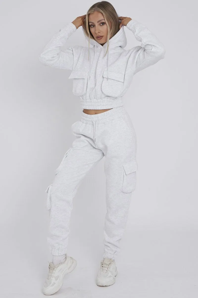 Cargo Pockets Fleece Tracksuit - Emma sold by Storm Desire