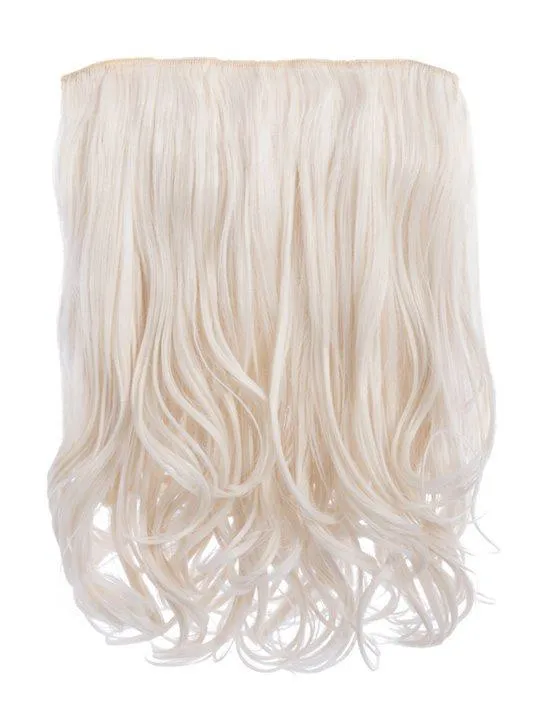 Rosie 1 Weft 16″ Curly Hair Extensions In Bleach Blonde sold by Storm Desire