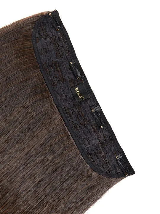 Dolce 1 Weft 18″ Straight Hair Extensions In Warm Brunette sold by Storm Desire product image thumbnail 2
