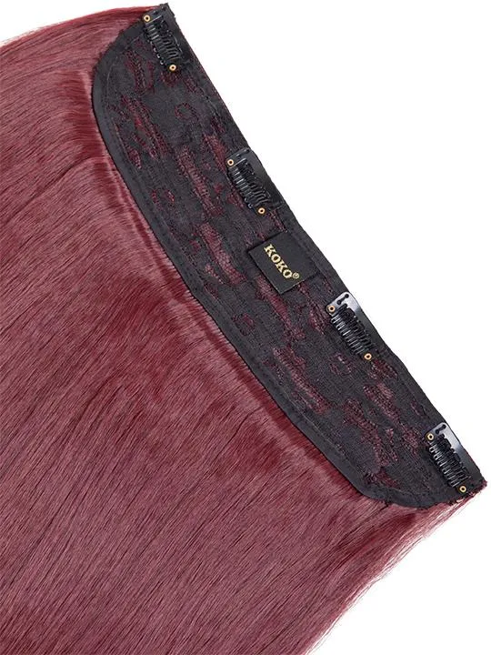 Dolce 1 Weft 18″ Straight Hair Extensions In Burgundy sold by Storm Desire product image thumbnail 2