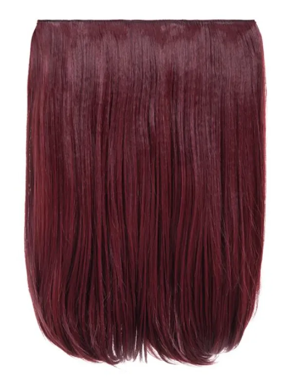 Dolce 1 Weft 18″ Straight Hair Extensions In Burgundy sold by Storm Desire