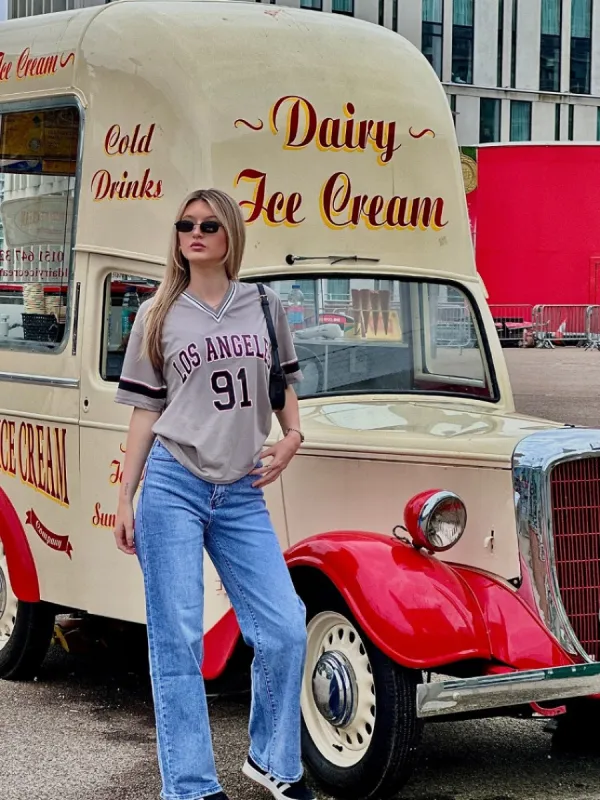 Los Angeles Baseball Top - Thea sold by Storm Desire