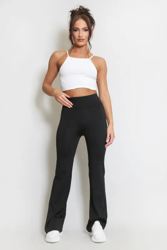 Elasticated Waist Flare Trouser - Payton sold by Storm Desire