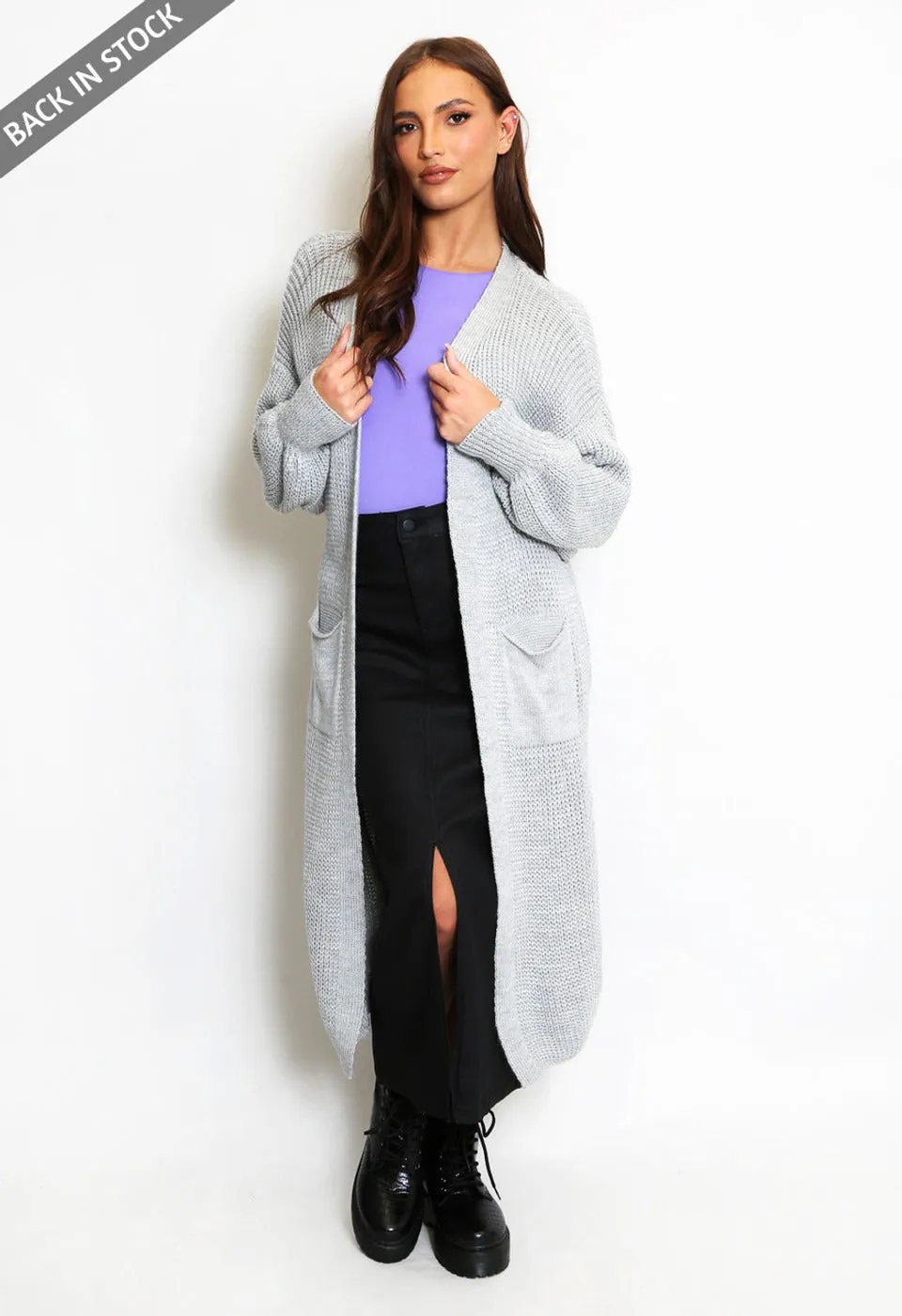 Oversize Longline Knitted Cardigan - Kori sold by Storm Desire