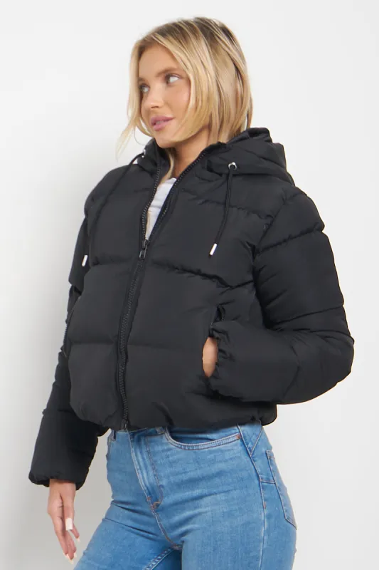 Hooded Padded Puffer Jacket - June sold by Storm Desire