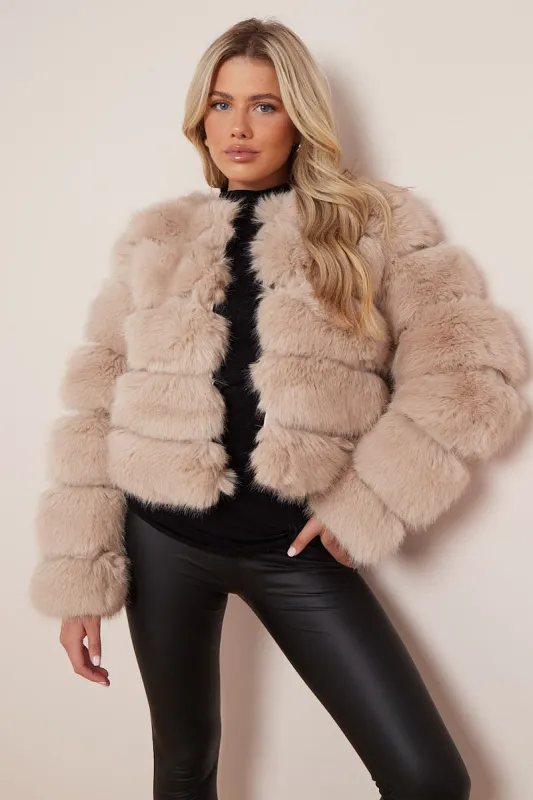 Super Soft Faux Fur Jacket - Salma sold by Storm Desire