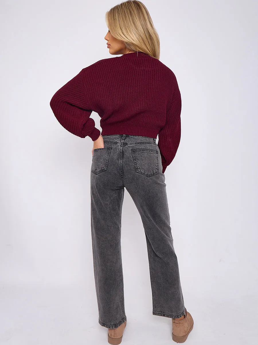 Crucifix Cross Straight Leg Denim Jeans - Molly sold by Storm Desire product image thumbnail 3