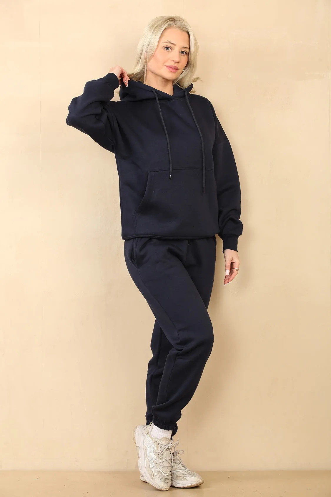 Hooded Oversize & Jogger Loungewear Set - Flora sold by Storm Desire product image thumbnail 4