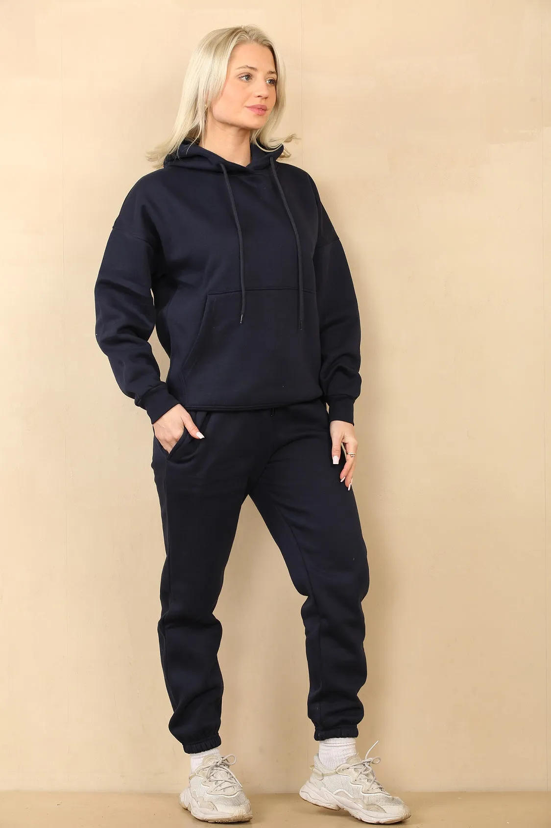 Hooded Oversize & Jogger Loungewear Set - Flora sold by Storm Desire product image thumbnail 2