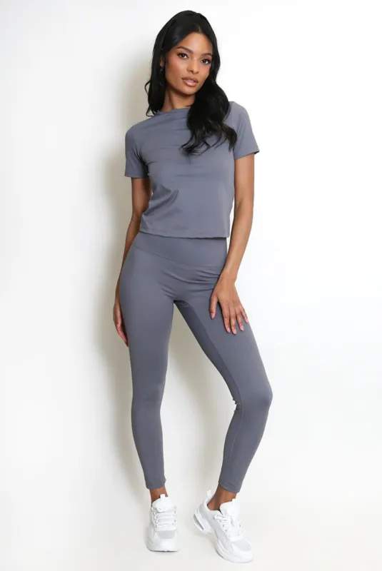 Athleisure T-shirt And Leggings Set - Oakley sold by Storm Desire