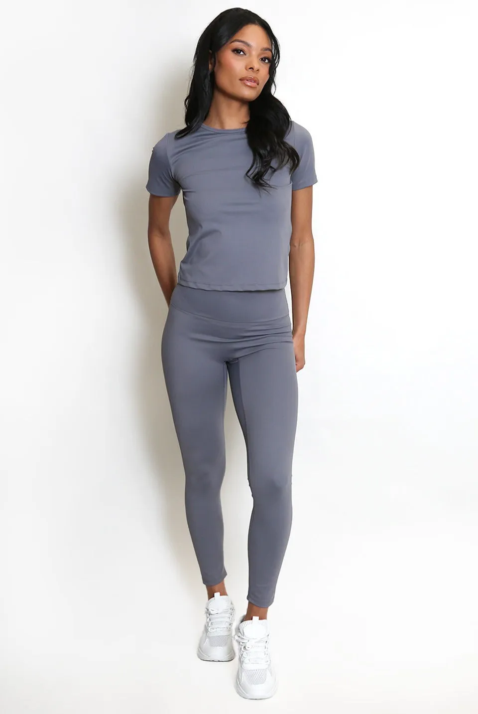 Athleisure T-shirt And Leggings Set - Oakley sold by Storm Desire product image thumbnail 3
