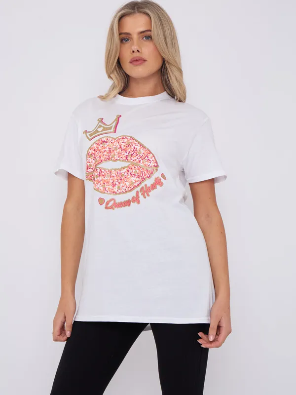 Queen Of Hearts T Shirt - Carolina sold by Storm Desire