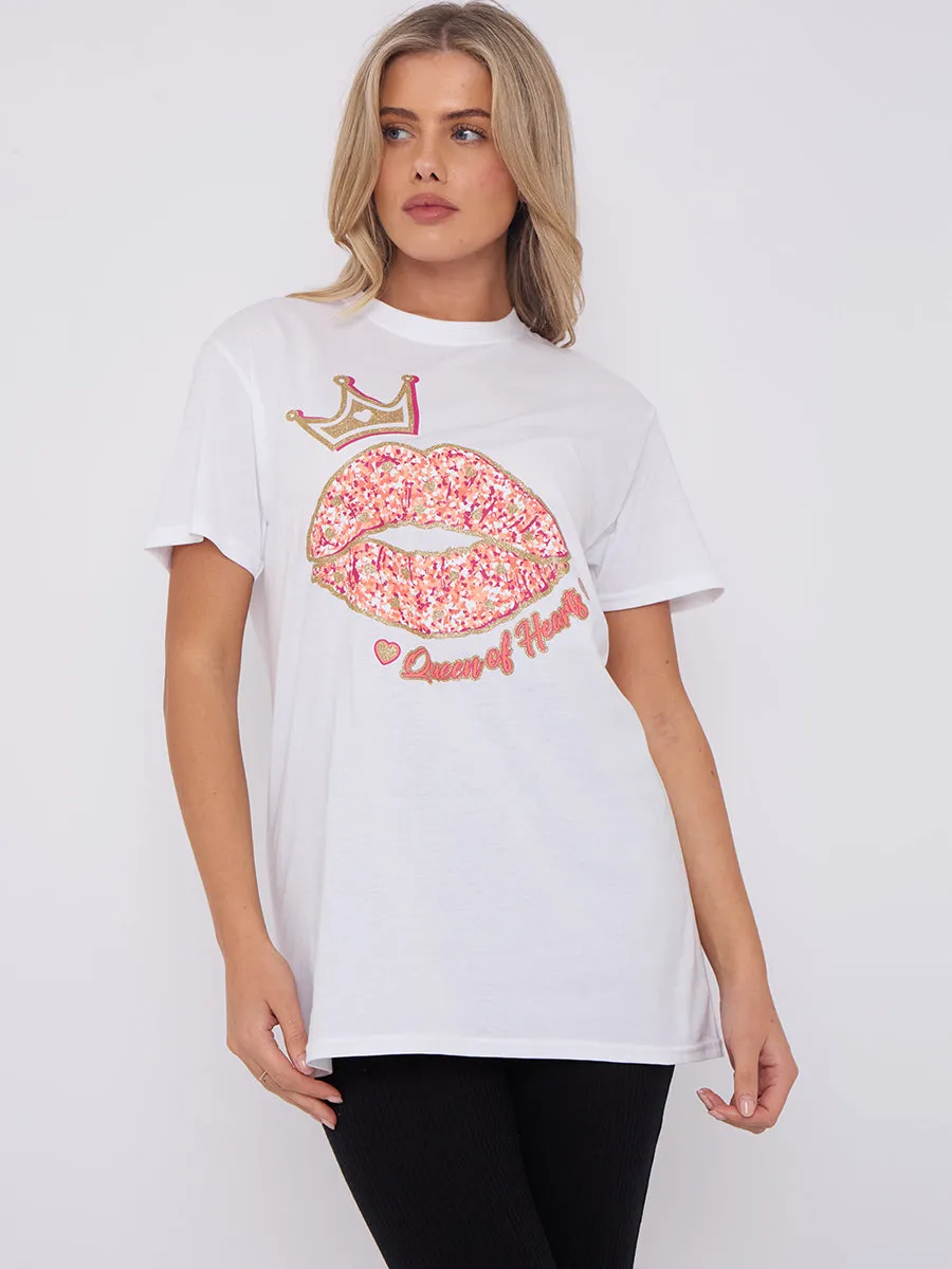 Queen Of Hearts T Shirt - Carolina sold by Storm Desire product image thumbnail 3