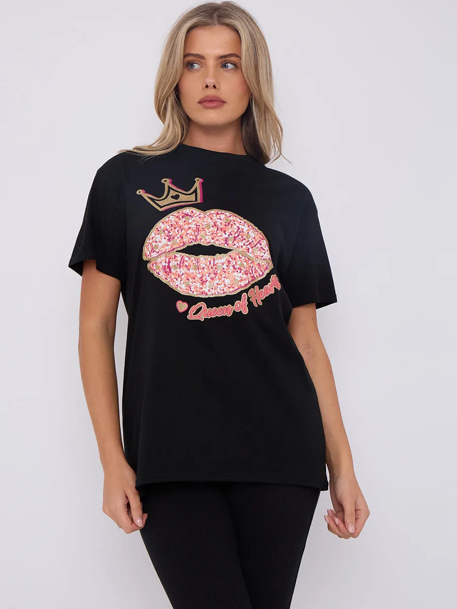 Queen Of Hearts T Shirt - Carolina sold by Storm Desire product image thumbnail 4