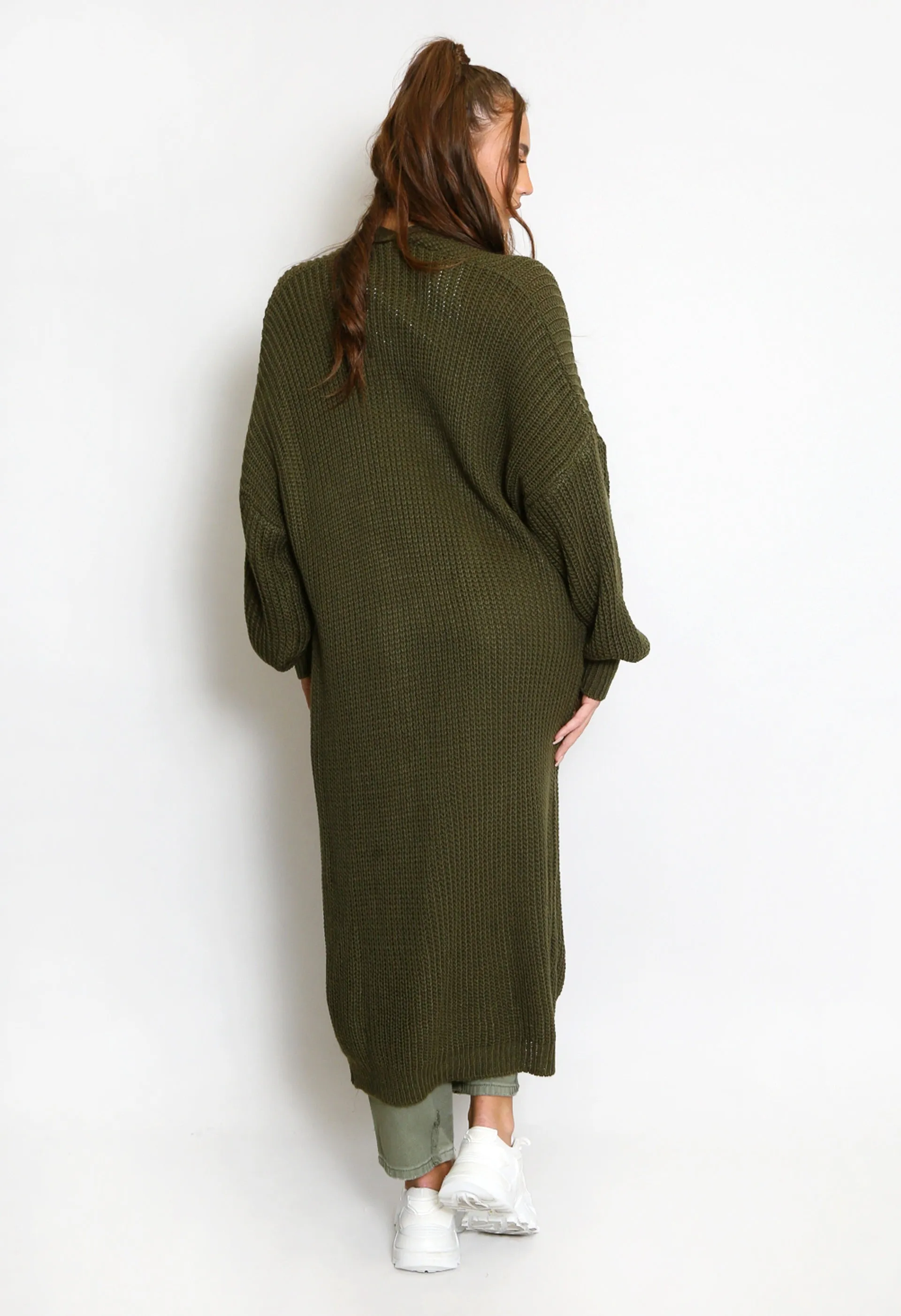 On Sale Oversize Longline Knitted Cardigan - Kori sold by Storm Desire product image thumbnail 2