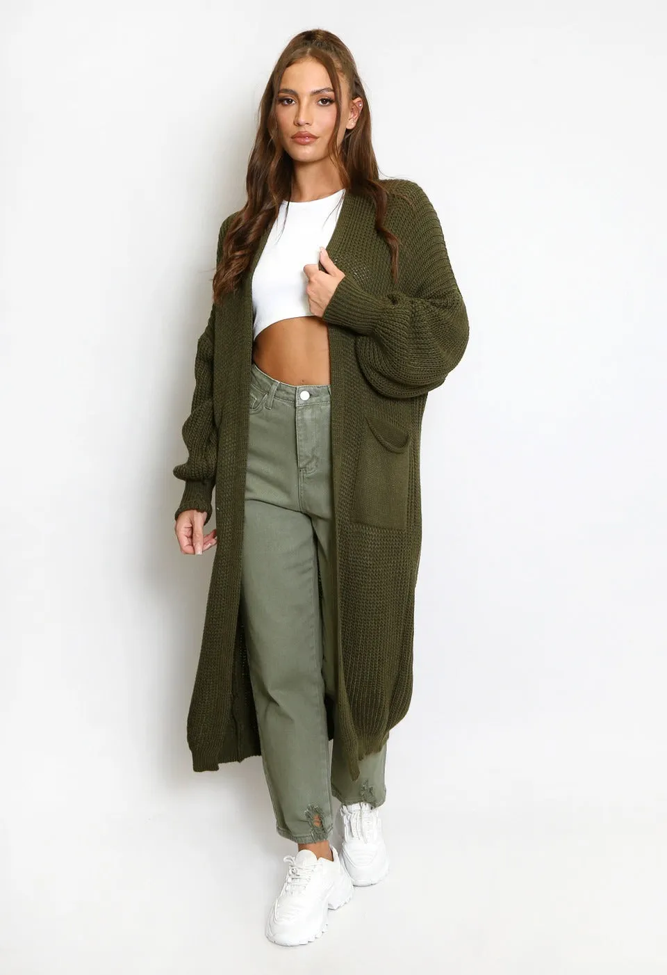 On Sale Oversize Longline Knitted Cardigan - Kori sold by Storm Desire