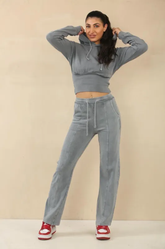 Acid Wash High Waist Tracksuit - Bianca sold by Storm Desire