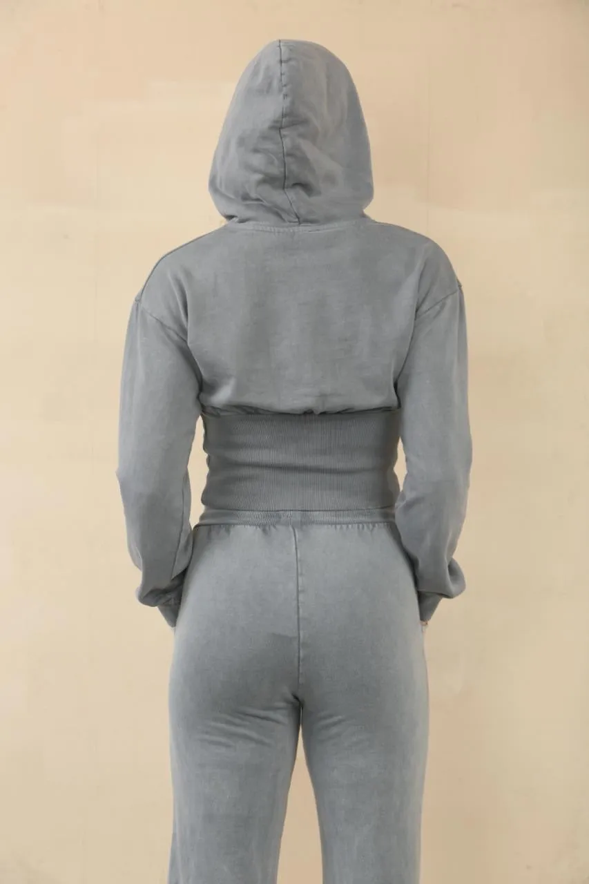 Acid Wash High Waist Tracksuit - Bianca sold by Storm Desire product image thumbnail 5