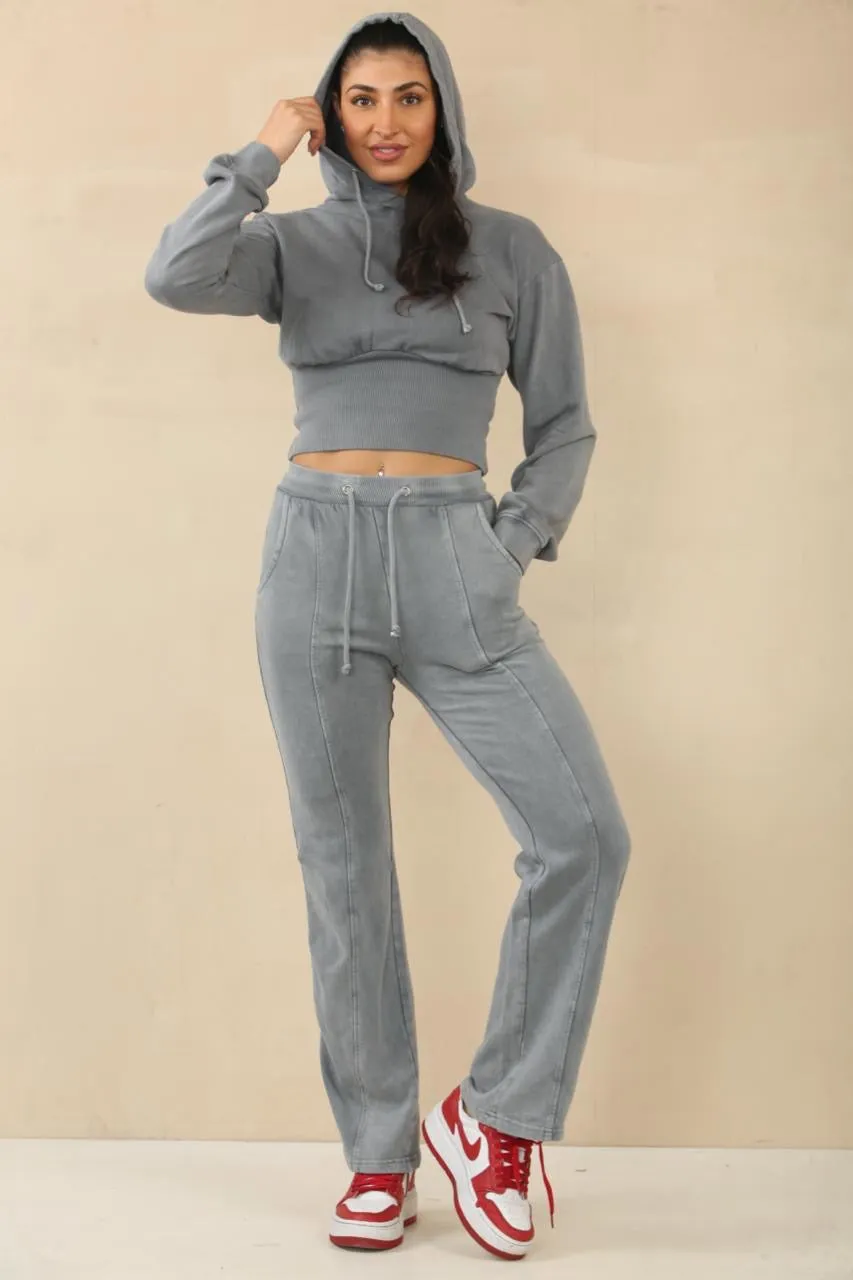 Acid Wash High Waist Tracksuit - Bianca sold by Storm Desire product image thumbnail 3