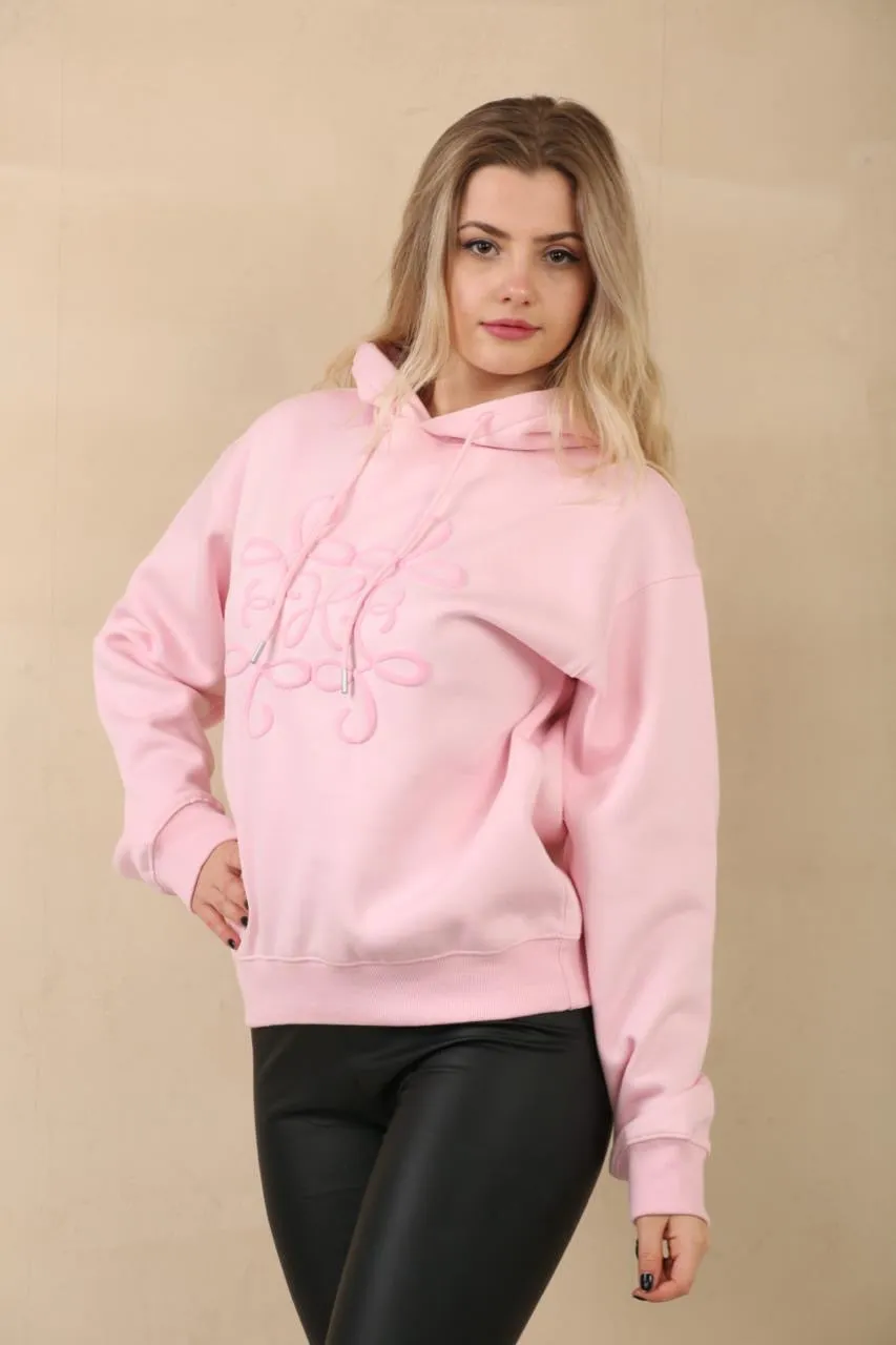 Anagram Embossed Hoodie - Alison sold by Storm Desire product image thumbnail 2