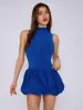 Puffed Hem Mini Balloon Dress - Oaklyn sold by Storm Desire