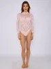 Long Sleeve Lace Bodysuit - Rosalia sold by Storm Desire