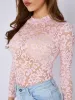 Long Sleeve Lace Bodysuit - Rosalia sold by Storm Desire