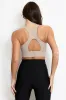 Cut Out Back Active Crop Gym Top - Amaia sold by Storm Desire