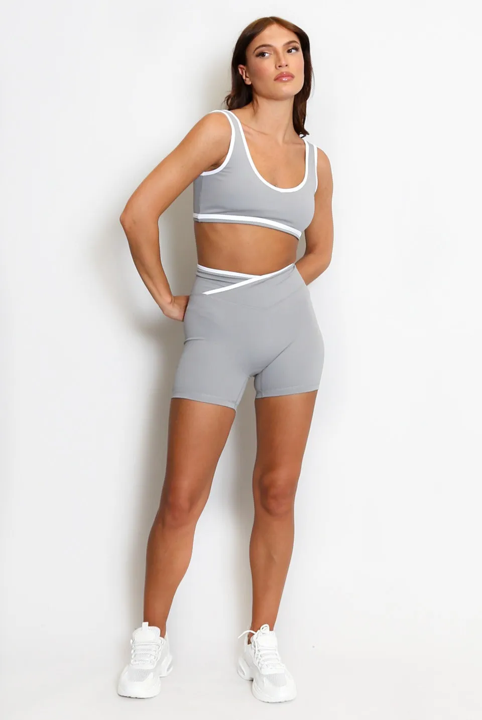 Active Piping Crop Top And Shorts - Selene sold by Storm Desire product image thumbnail 4