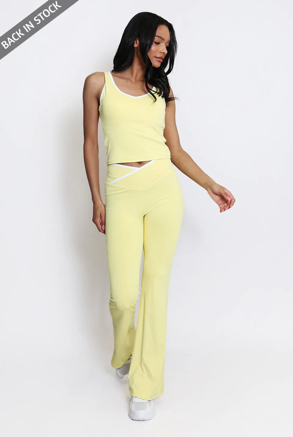 Contrast Edge Bralet and Trouser Gym Set - Selena sold by Storm Desire product image thumbnail 3