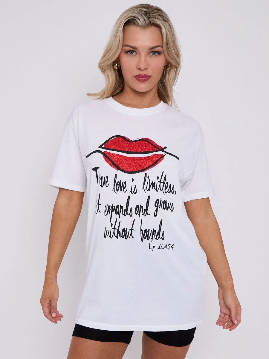 True Love Printed T-Shirt - Sloane sold by Storm Desire product image thumbnail 2