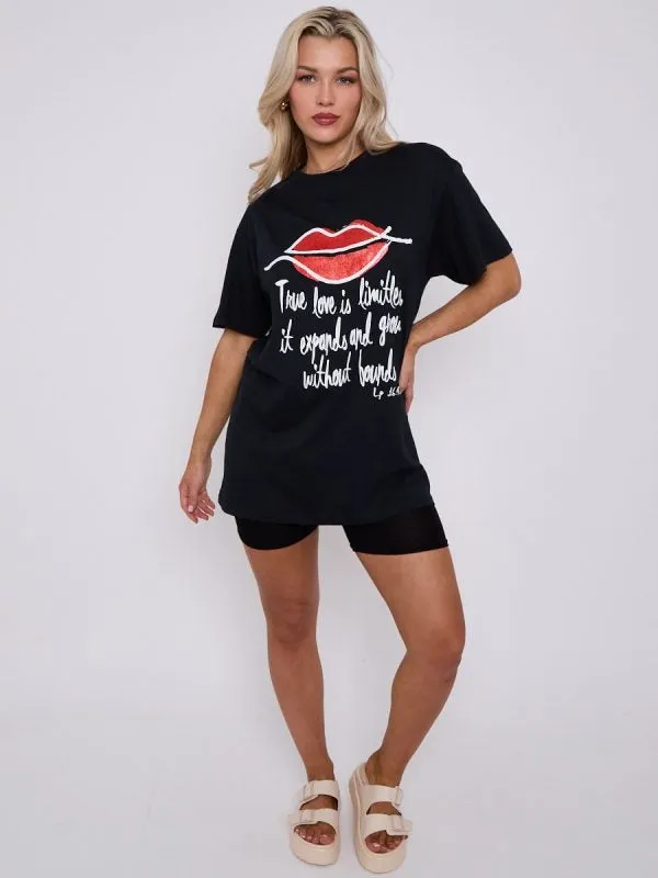 True Love Printed T-Shirt - Sloane sold by Storm Desire product image thumbnail 4